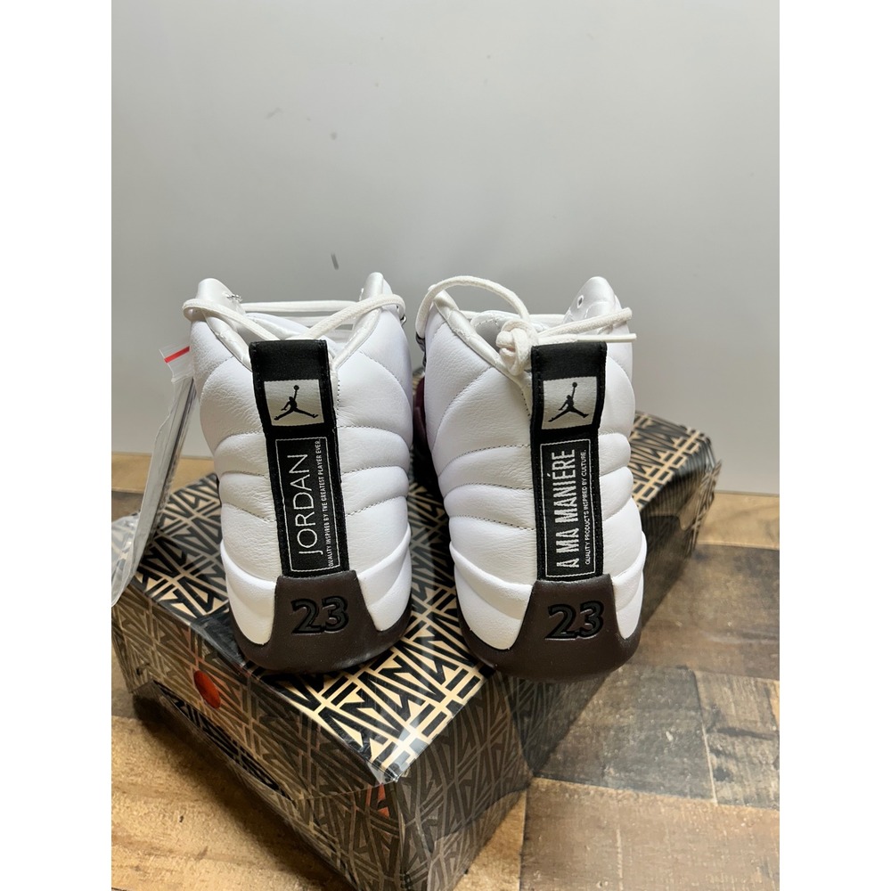 Jordan 12 Retro SP A Ma Maniére Burgundy Crush White DV0702 110 Women 8.5 Men 7 - Picture 7 of 13
